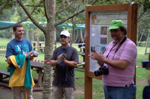 Presidentes na abertura oficial
