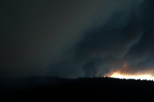 O Cabeço Santo pelas 6:45h de 29 de Agosto 