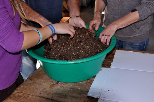 Preparando a "massa"