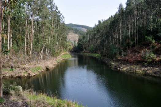 Represa. À esquerda o vale nº 1